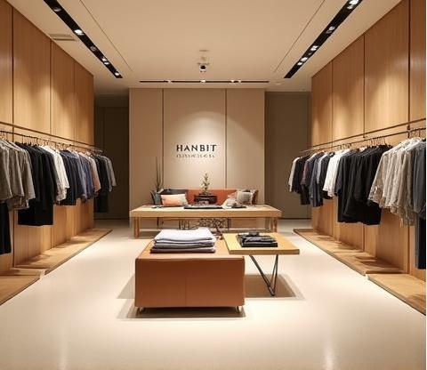 한빛 어패럴 서울 쇼룸 내부